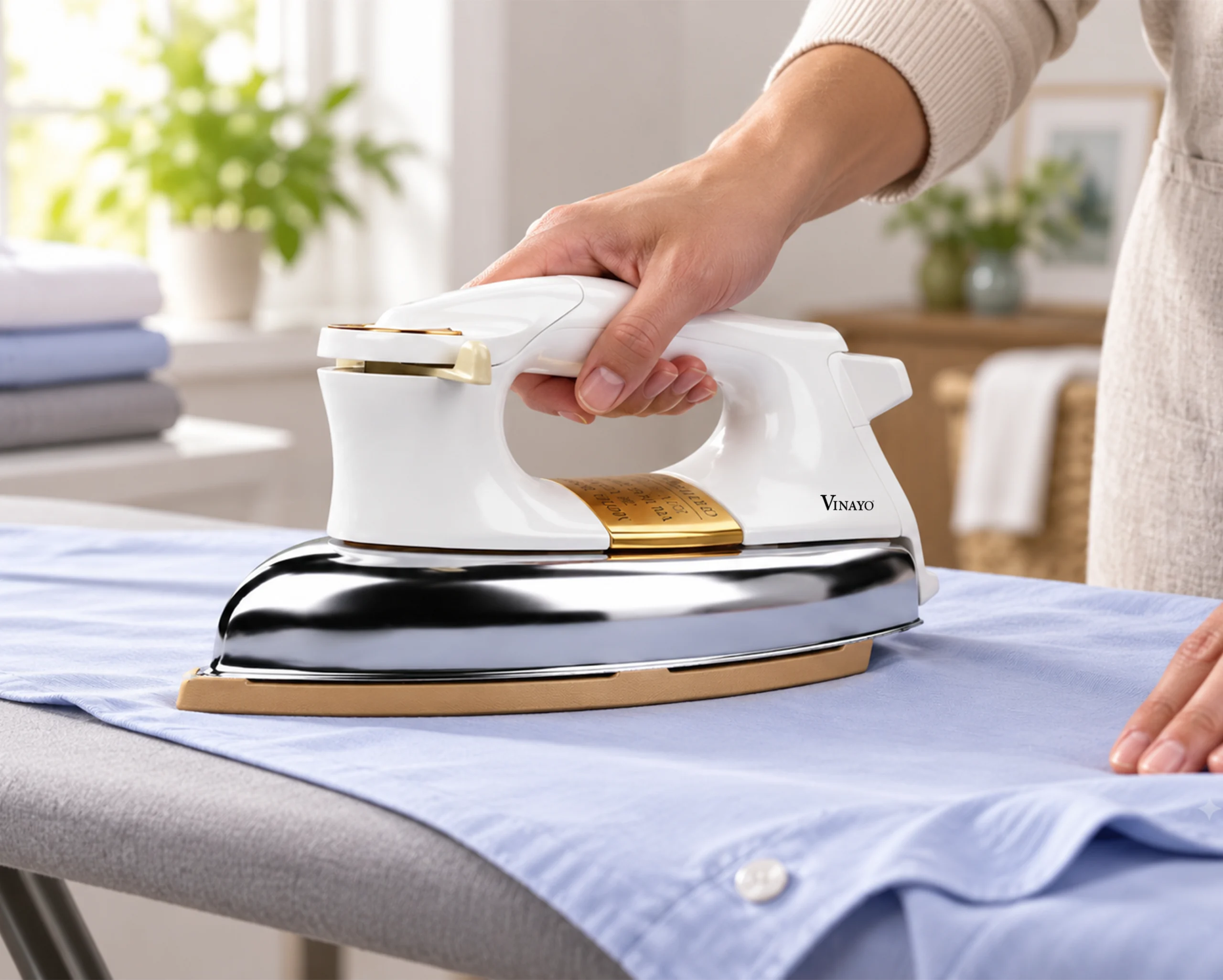 Vinayo 1000W Dry Iron (White) - Image 2